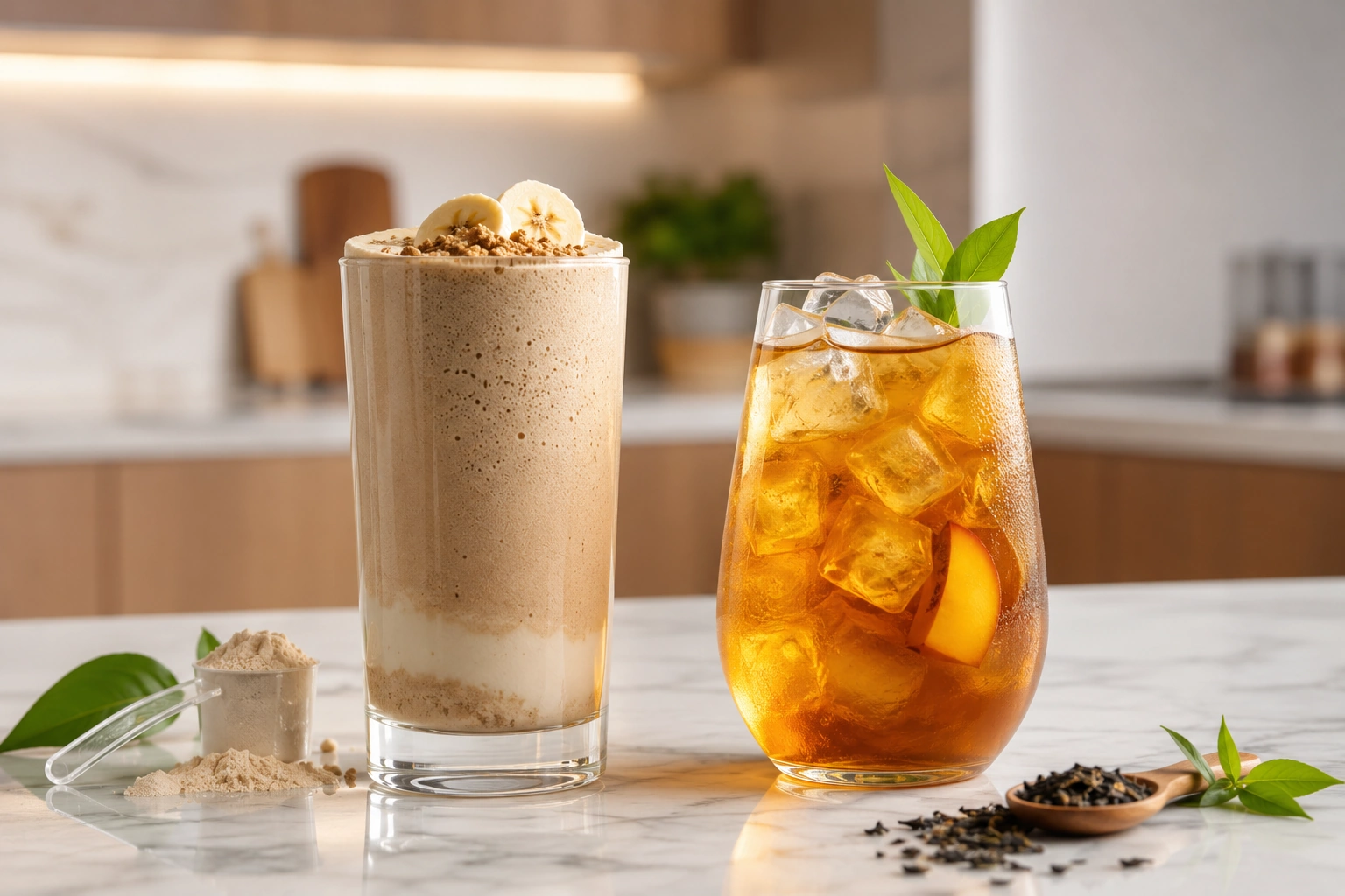 Shakes e Bebidas Nutritivas servidas no Clube de Nutrição Herbalife
