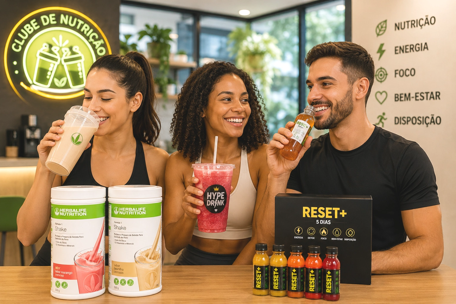 Shake HyperDrink e Programa Reset 5 Dias no Mercado de Alimentação Saudável
