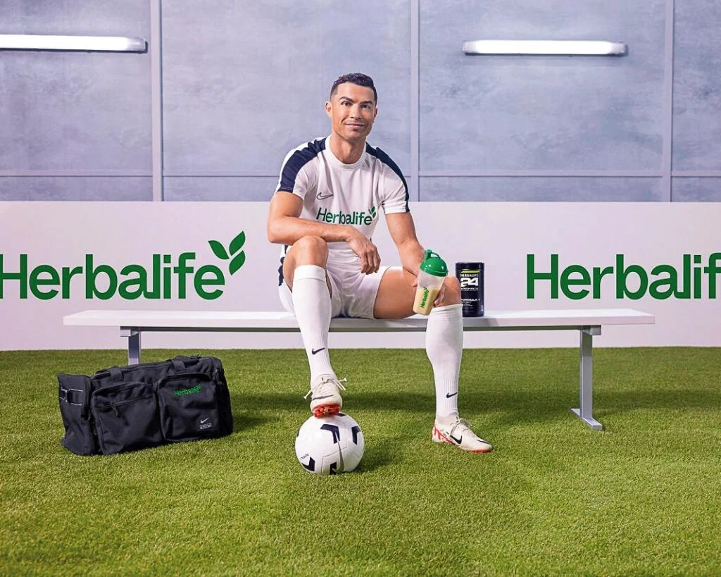 Cristiano Ronaldo como investidor e acionista da Herbalife